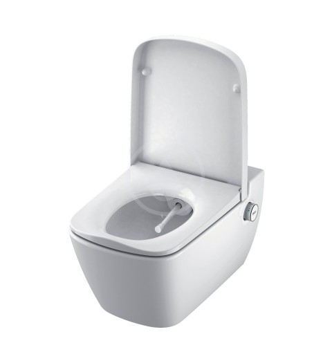 Geberit Duofix - Súprava predstenovej inštalácie, sprchovacej toalety a sedadla Tece, tlačidla Sigma01, Rimless, SoftClose, matn