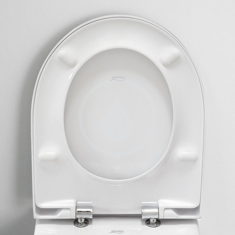 Geberit Acanto - WC sedadlo, duroplast, Softclose, biela (500.660.01.2)