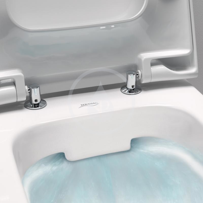 Geberit iCon - Závesné WC, Rimfree, s KeraTect, biela (201950600)