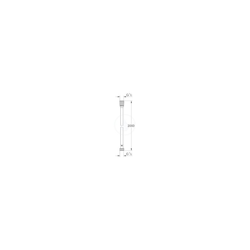 Grohe Hadice - Silverflex sprchová hadica (27137000)