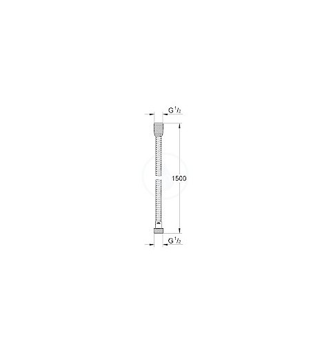 Grohe Hadice - Relexa sprchová hadica 1,50 m, mesačná biela (28143LS0)