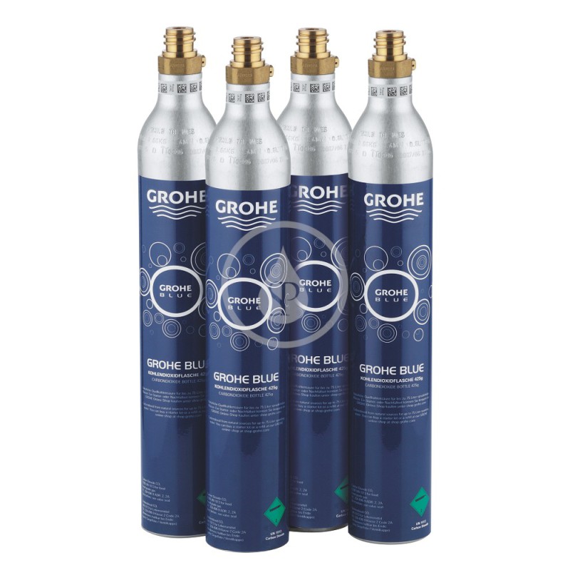 Grohe Náhradné diely - Tlaková fľaša CO2 425 g na Grohe Blue (4 ks) (40422000)