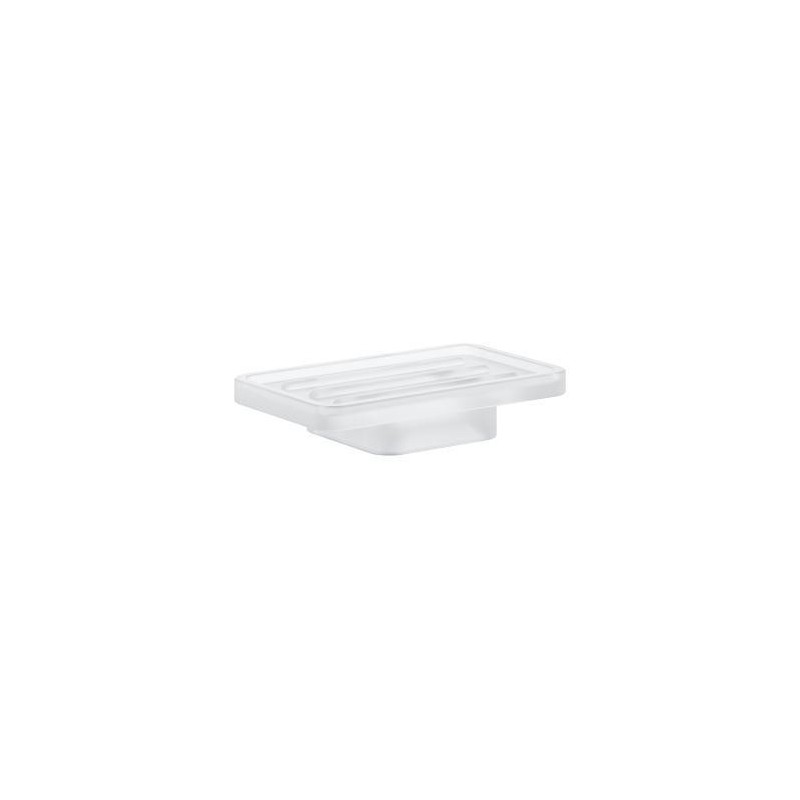 Grohe Selection Cube - Miska na mydlo, daVinci saténová biela (40806000)