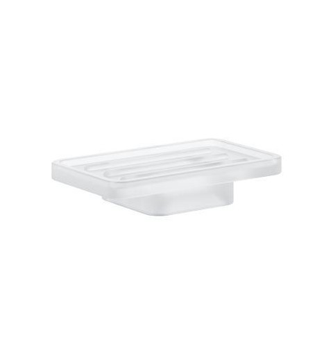 Grohe Selection Cube - Miska na mydlo, daVinci saténová biela (40806000)