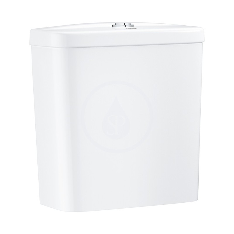 Grohe Bau Ceramic - Splachovacia nádrž k WC kombi, 343x153 mm, spodný prívod vody, alpská biela (39436000)