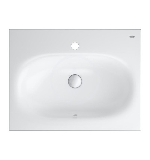 Grohe Essence - Umývadlo s prepadom 600x460 mm, PureGuard, alpská biela (3956800H)