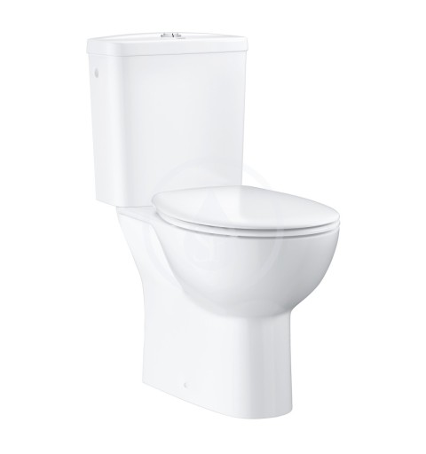 Grohe Bau Ceramic - WC kombi súprava s nádržkou a sedadlom softclose, alpská biela (39347000)