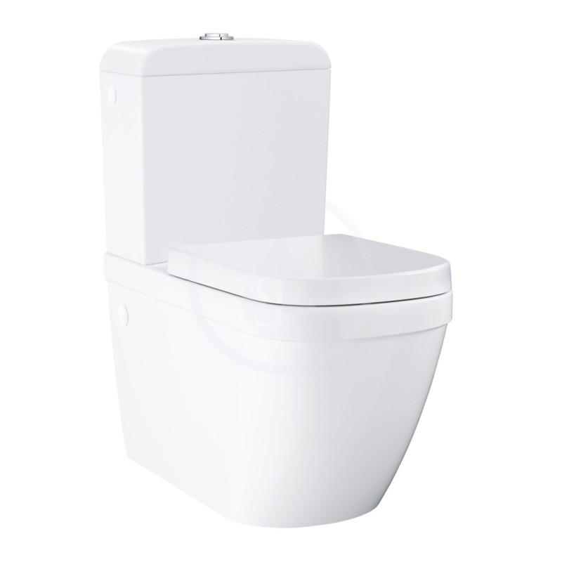 Grohe Euro Ceramic - WC kombi súprava s nádržkou a sedadlom softclose, rimless, alpská biela (39462000)