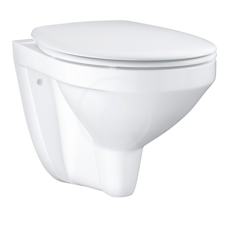 Grohe Bau Ceramic - Závesné WC so sedadlom softclose, alpská biela (39497000)