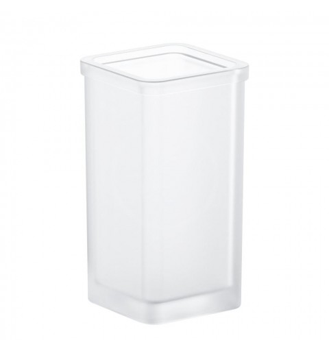 Grohe Selection Cube - Nádoba na WC kefu, matné sklo (40867000)