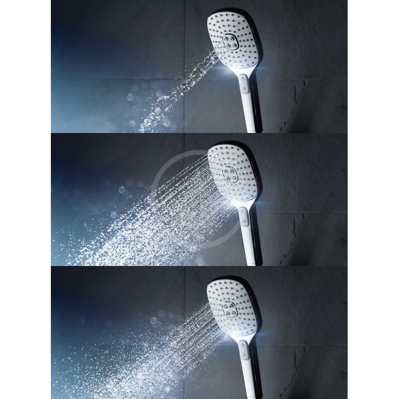 Hansa Activejet - Sprchová súprava s hadicou, držiakom a ručnou sprchou, 3 prúdy, svetlosivá/chróm (84380133)