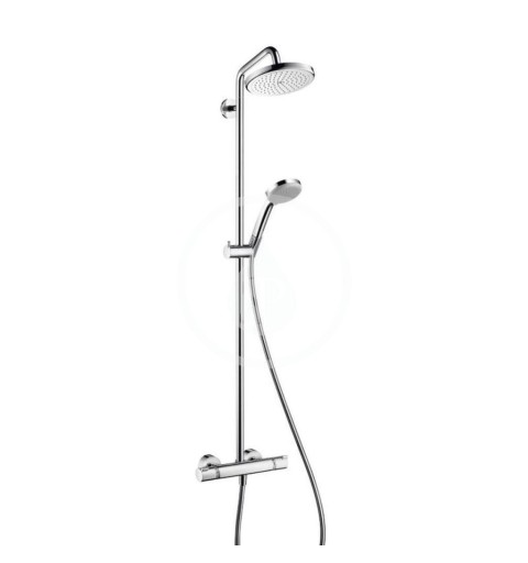 Hansgrohe Croma 220 - Sprchová súprava Showerpipe s termostatom, 220 mm,1 prúd, chróm (27185000)