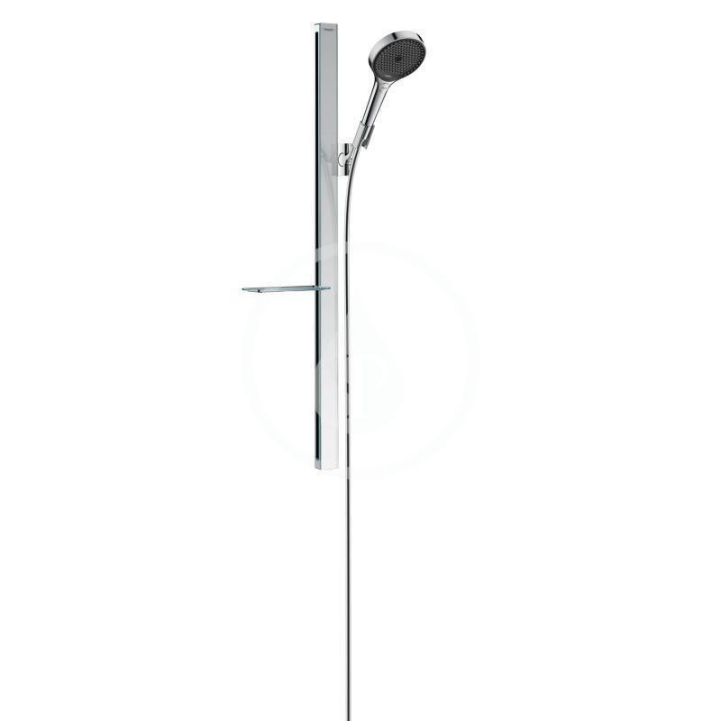 Hansgrohe Rainfinity - Súprava sprchovej hlavice 130, 3jet, tyče 900 mm a hadice, EcoSmart, chróm 27672000