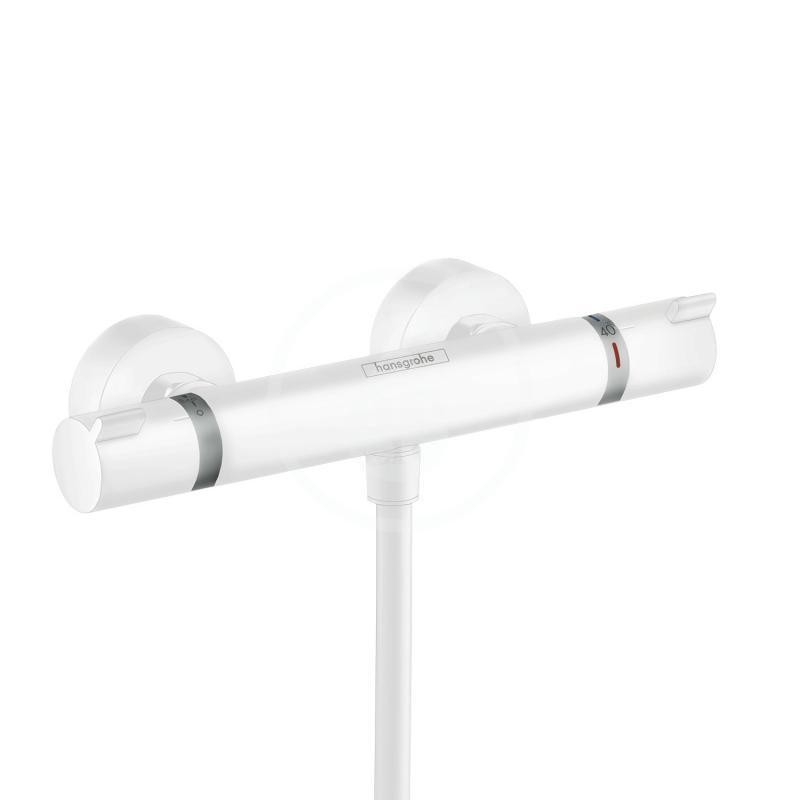 Hansgrohe Ecostat Comfort - Termostatická sprchová  batéria, matná biela (13116700)