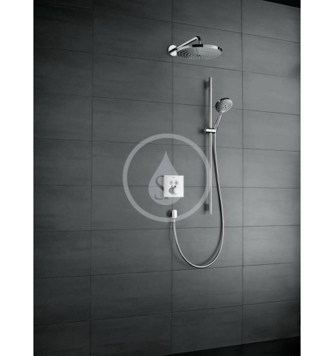 Hansgrohe Shower Select - Termostatická batéria pod omietku na 2 spotrebiče, matná biela (15763700)