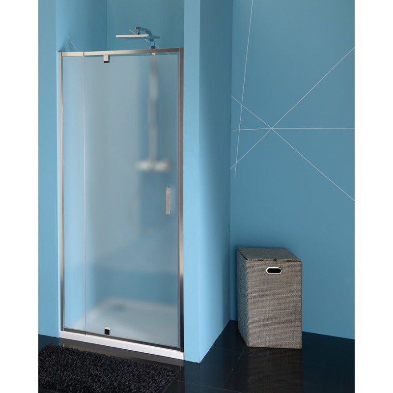 Polysan EASY LINE otočné sprchové dvere 760-900mm, sklo BRICK EL1638