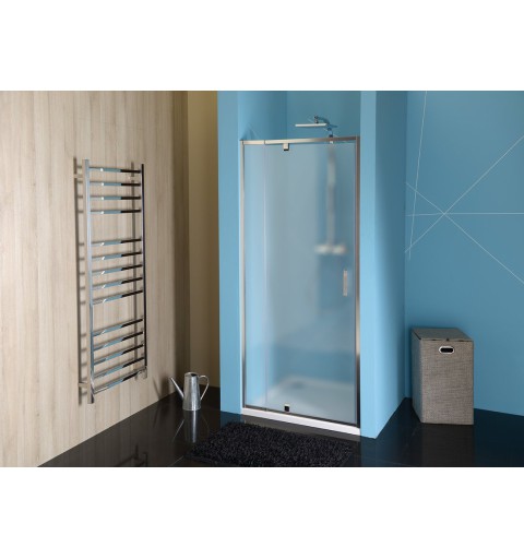 Polysan EASY LINE otočné sprchové dvere 760-900mm, sklo BRICK EL1638