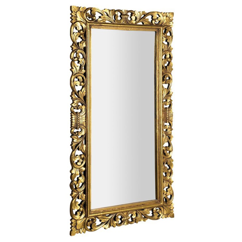 Sapho SCULE zrkadlo v ráme, 80x150cm, zlatá IN338