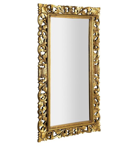 Sapho SCULE zrkadlo v ráme, 80x150cm, zlatá IN338