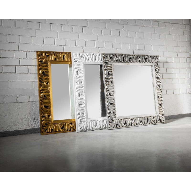Sapho ZEEGRAS zrkadlo v ráme, 90x90cm, strieborná Antique IN401