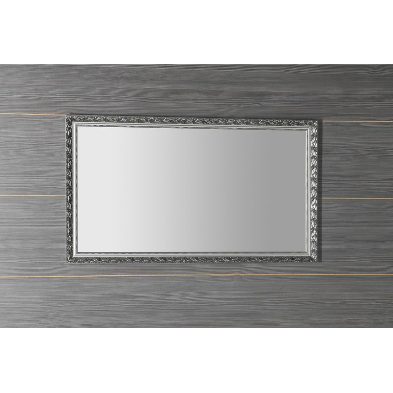 Sapho MELISSA zrkadlo v drevenom ráme 572x972mm, strieborná NL496