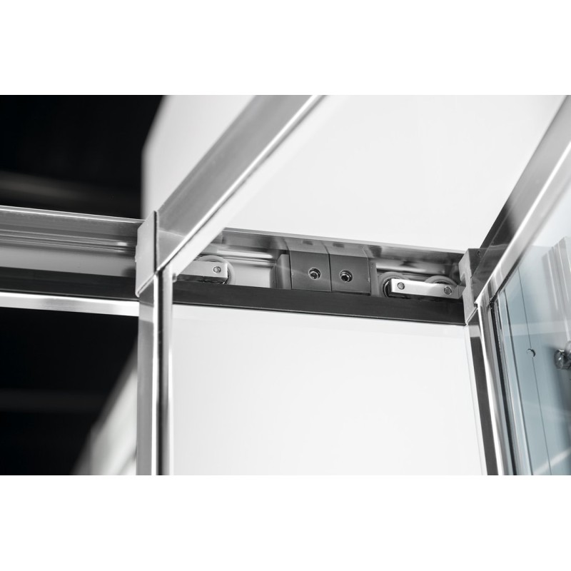 Polysan EASY LINE obdĺžniková sprchová zástena 800x700mm, skladacie dvere, L/P varianta, číre sklo EL1980EL3115