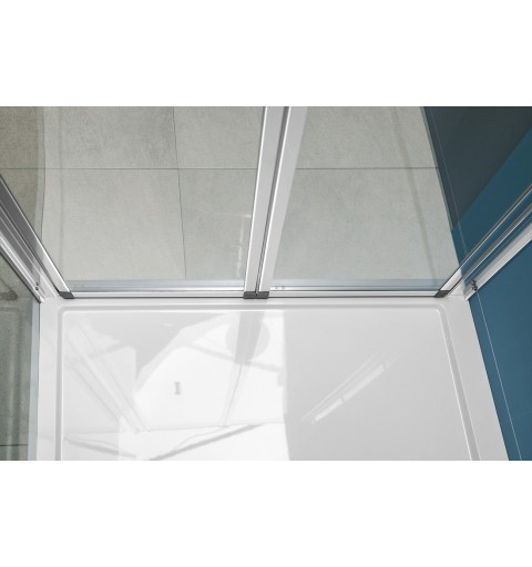 Polysan EASY LINE obdĺžniková sprchová zástena 800x900mm, skladacie dvere, L/P varianta, číre sklo EL1980EL3315