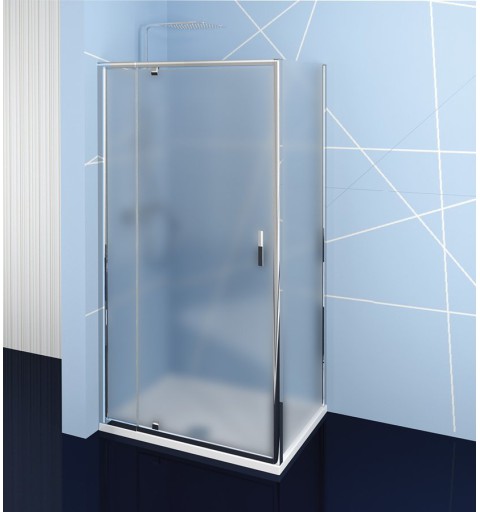Polysan Easy Line obdĺžniková/štvorcová sprchová zástena pivot dvere 800-900x800mm,L/P,brick sklo EL1638EL3238