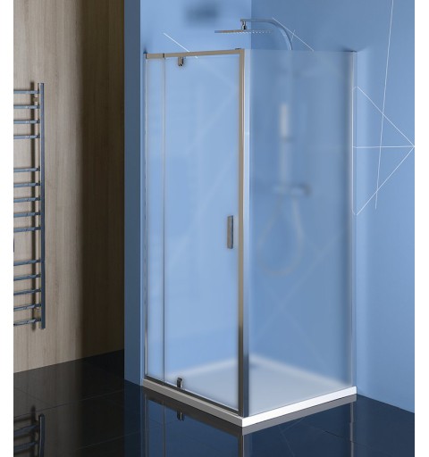 Polysan Easy Line obdĺžniková/štvorcová sprchová zástena pivot dvere 800-900x900mm, L/P, brick sklo EL1638EL3338